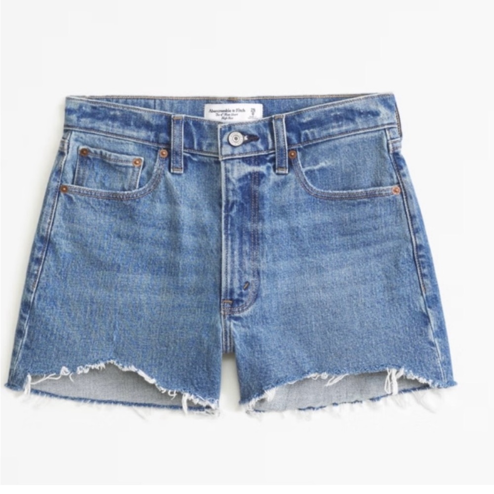 Abercrombie & Fitch High rise mom shorts